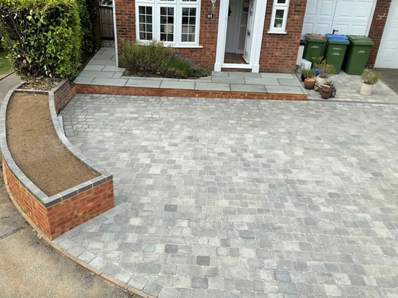 Brick Block paving driveway